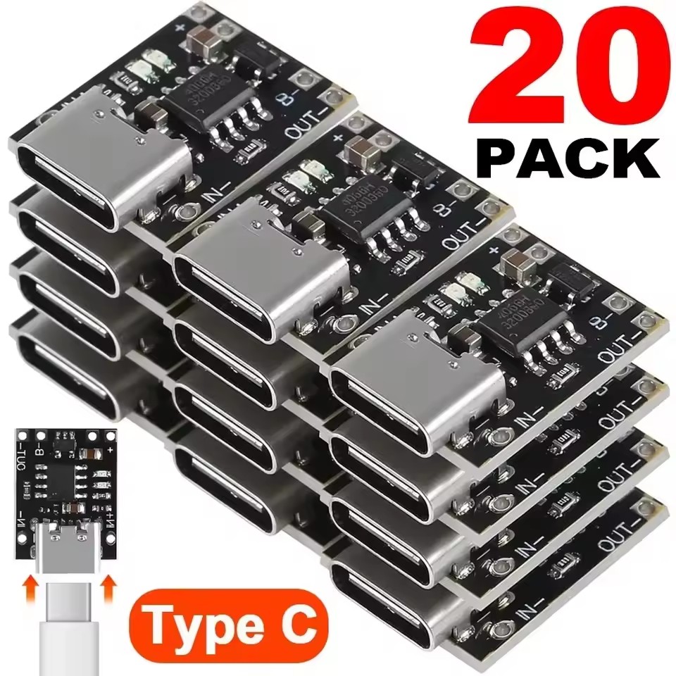 Usb C Cable - 1-20Pcs TP4056 3.7V Lithium Battery Charging